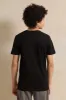 Senior Boys Black Astronaut Graphic T-Shirt sold by Redtag