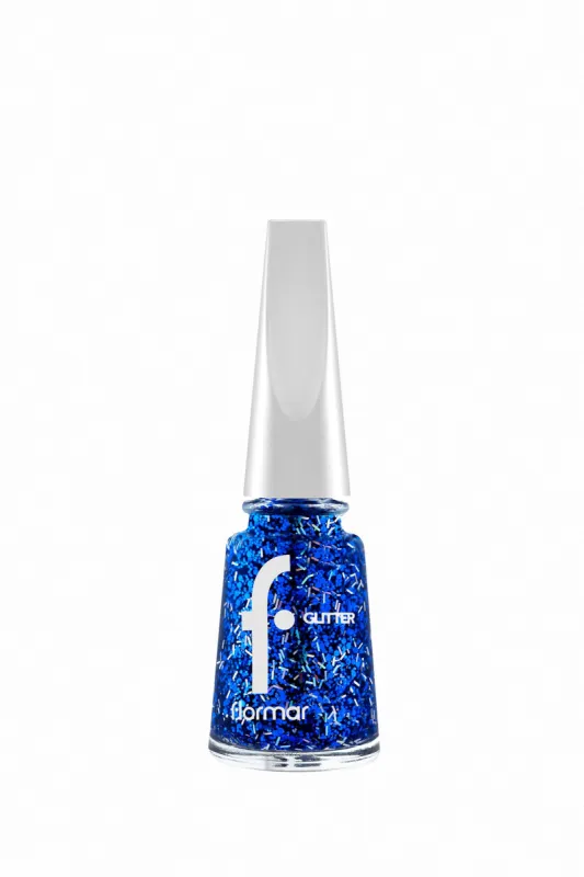 Flormar Glitter Nail Enamel - 07 Sapphire Shine sold by Redtag