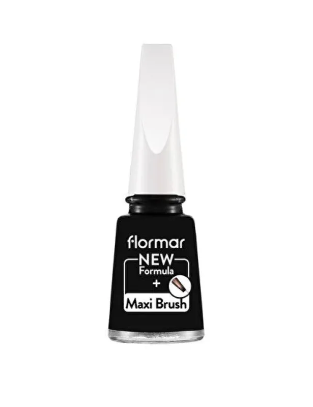 Flormar Nail Polish Enamel - 313 Black sold by Redtag