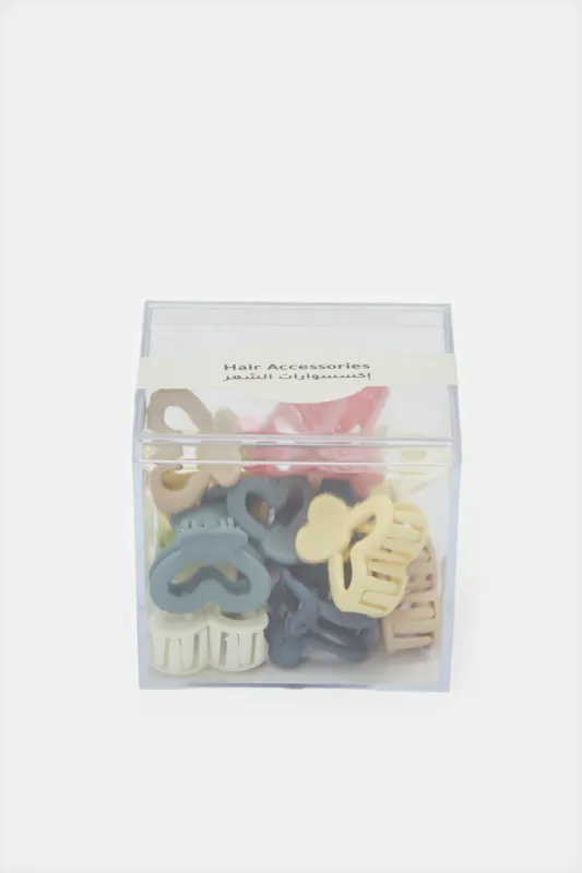 Women Assorted Hair Claw Set (15 Piece) sold by Redtag