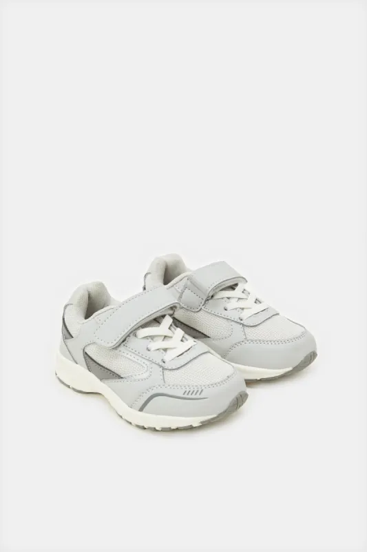 Boys Grey Color Block Trainer sold by Redtag