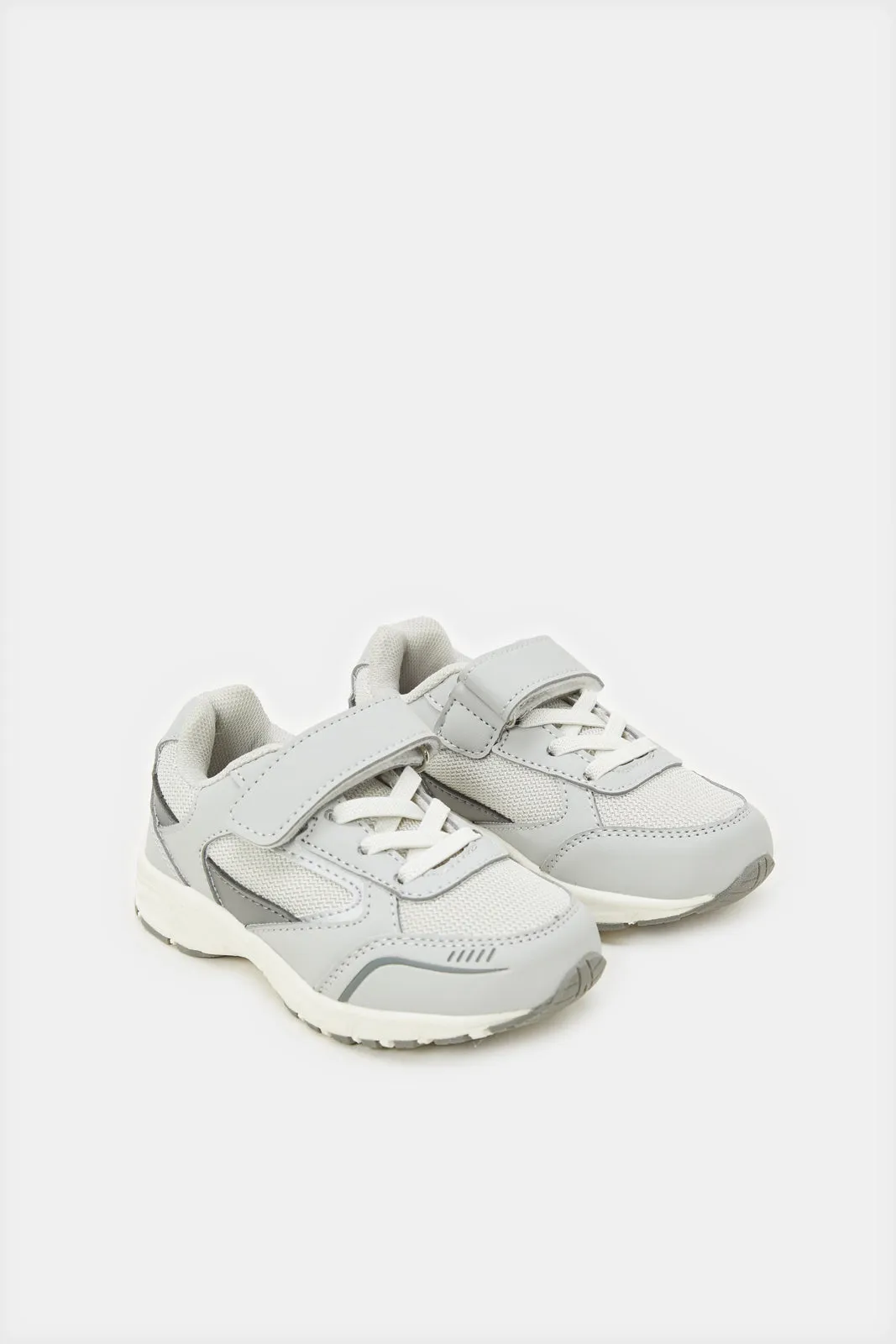 Boys Grey Color Block Trainer sold by Redtag