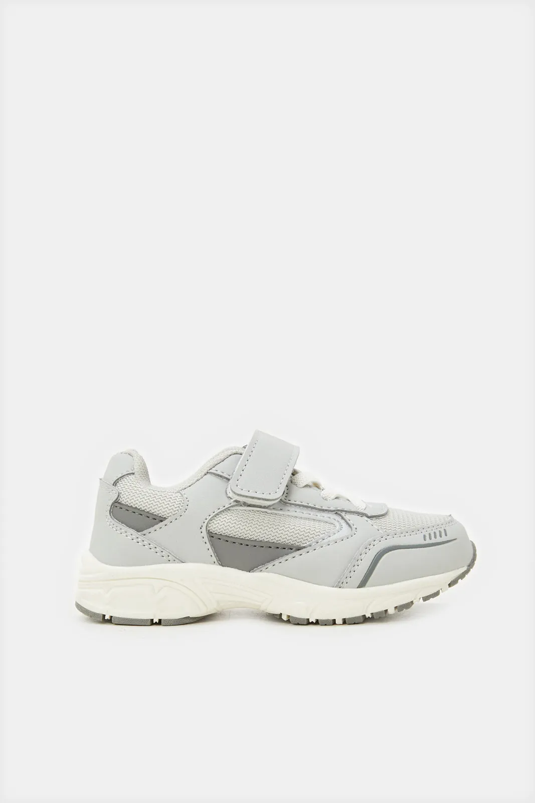 Boys Grey Color Block Trainer sold by Redtag product image thumbnail 4