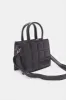 Women Black Textured Messenger Bag sold by Redtag