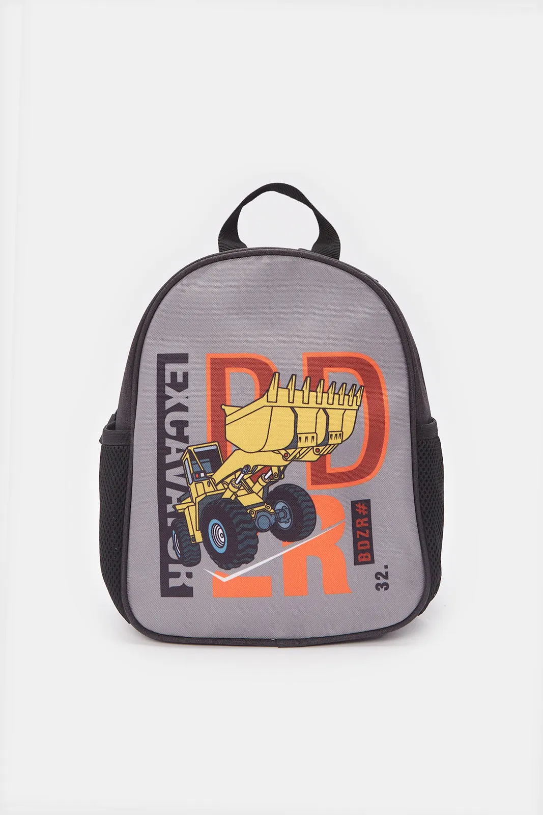 Boys Black And Grey Printed Backpack sold by Redtag
