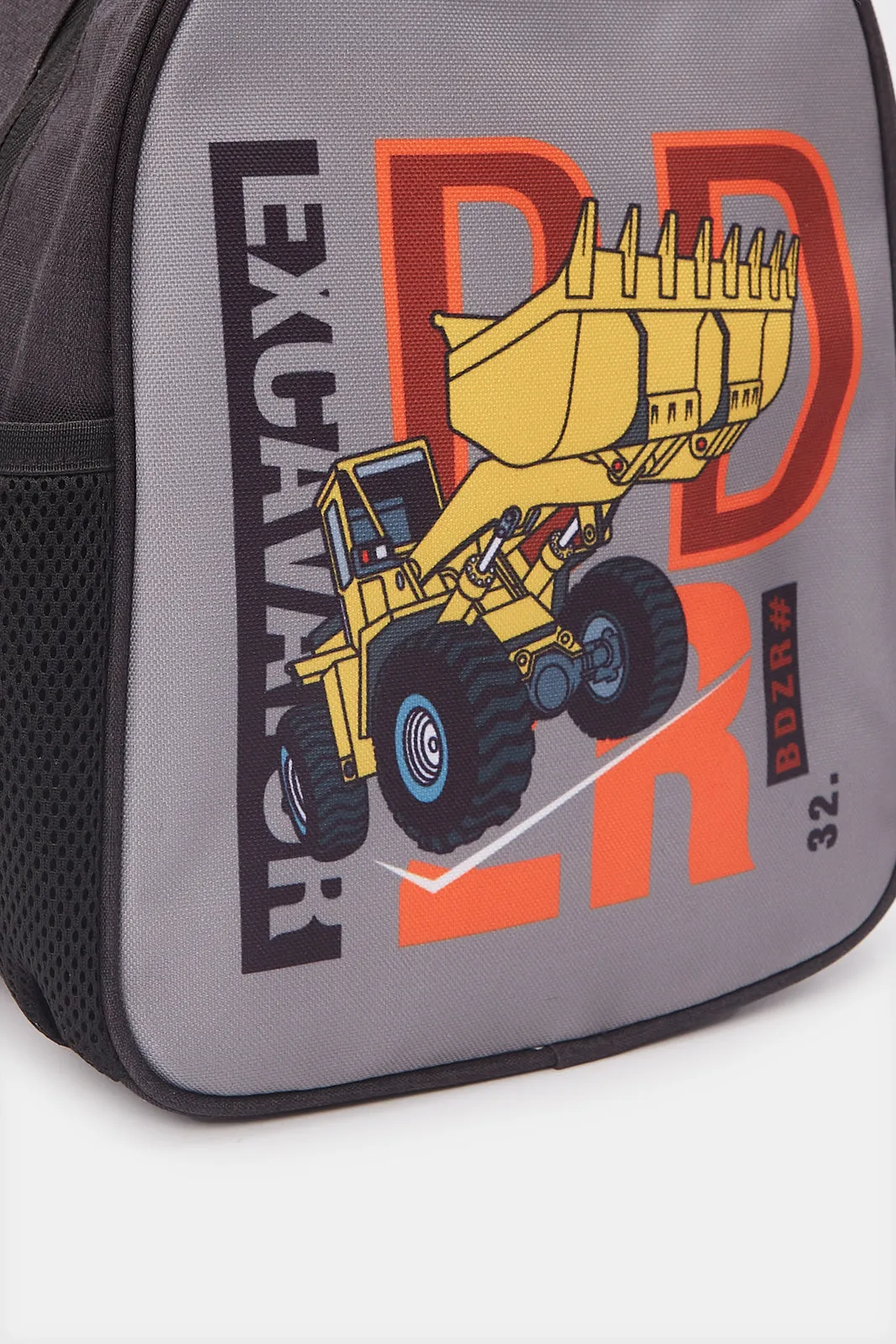 Boys Black And Grey Printed Backpack sold by Redtag product image thumbnail 3