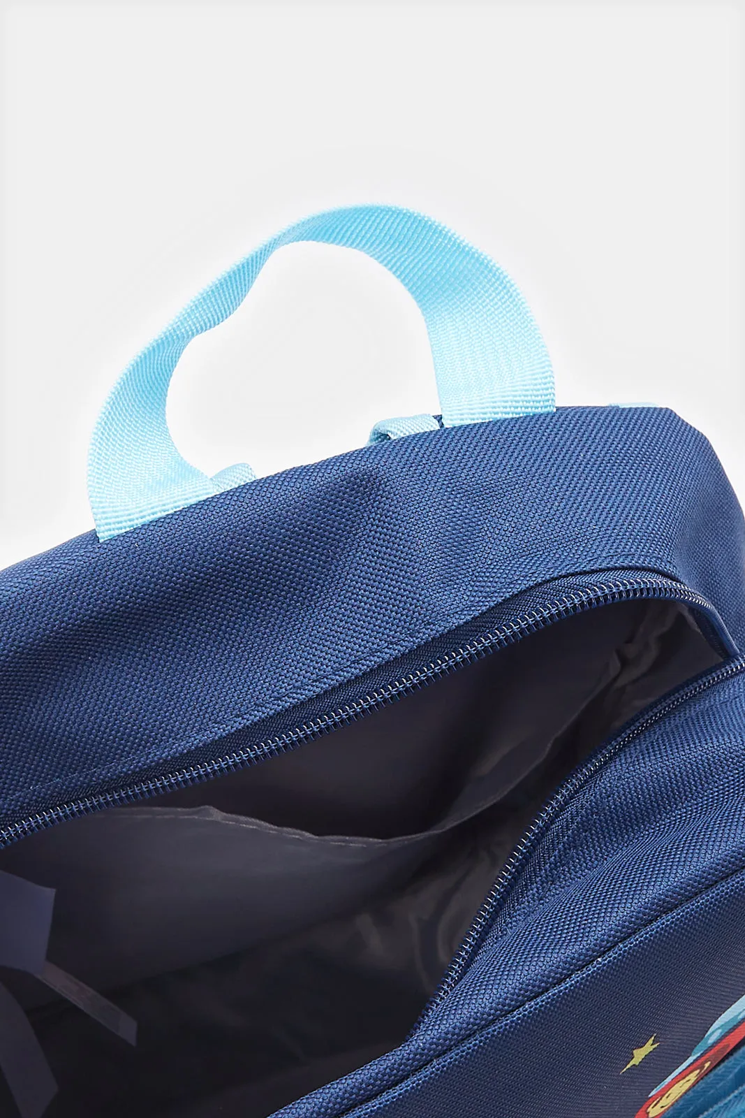 Boys Navy And Blue Printed Backpack sold by Redtag product image thumbnail 4