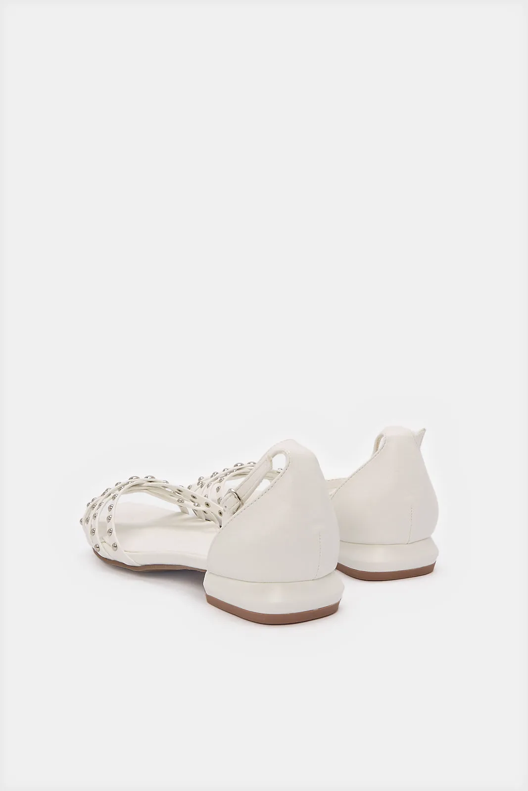 Women White Slingback Shoes sold by Redtag product image thumbnail 3