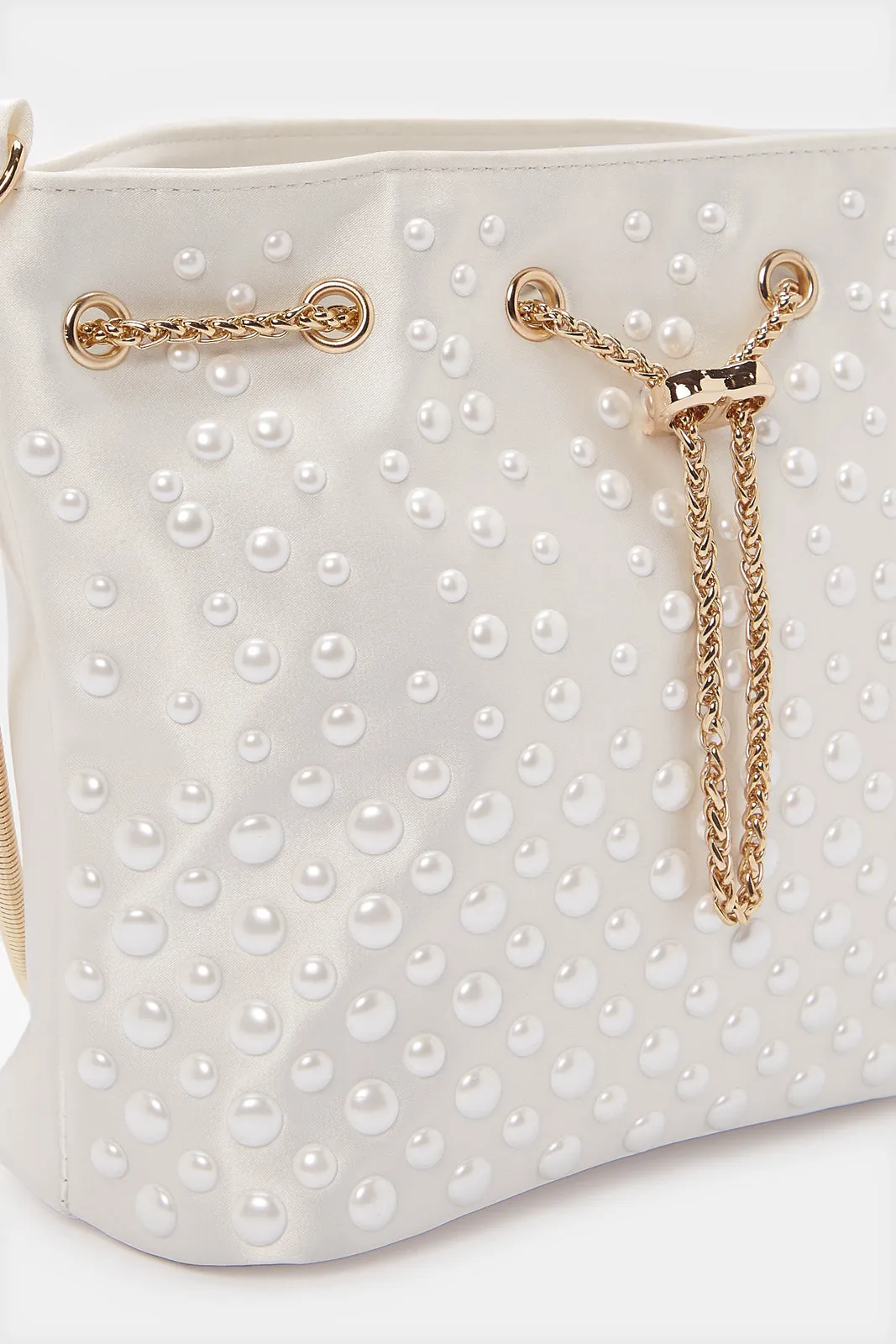 Women White Embellished Bag sold by Redtag product image thumbnail 3