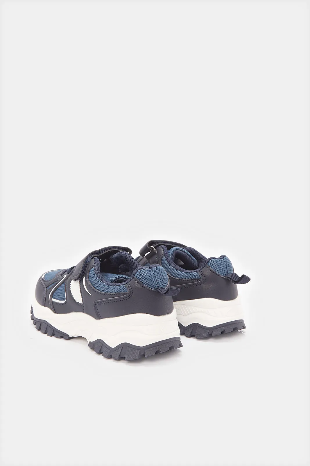 Senior Boys Navy Colour Block Sneakers sold by Redtag product image thumbnail 3