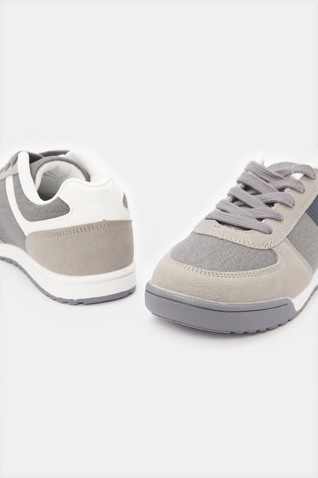 Senior Grey Black Sneakers sold by Redtag product image thumbnail 4