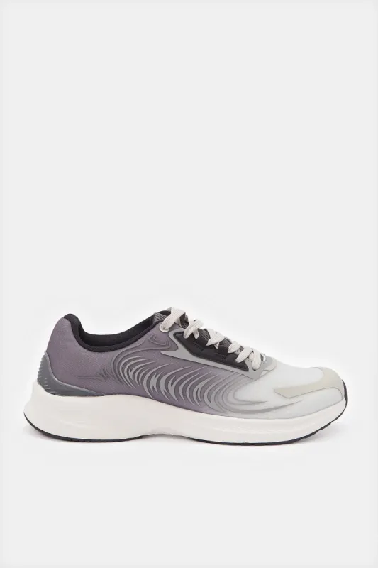 Men Grey Colour Block Chunky Sneakers sold by Redtag