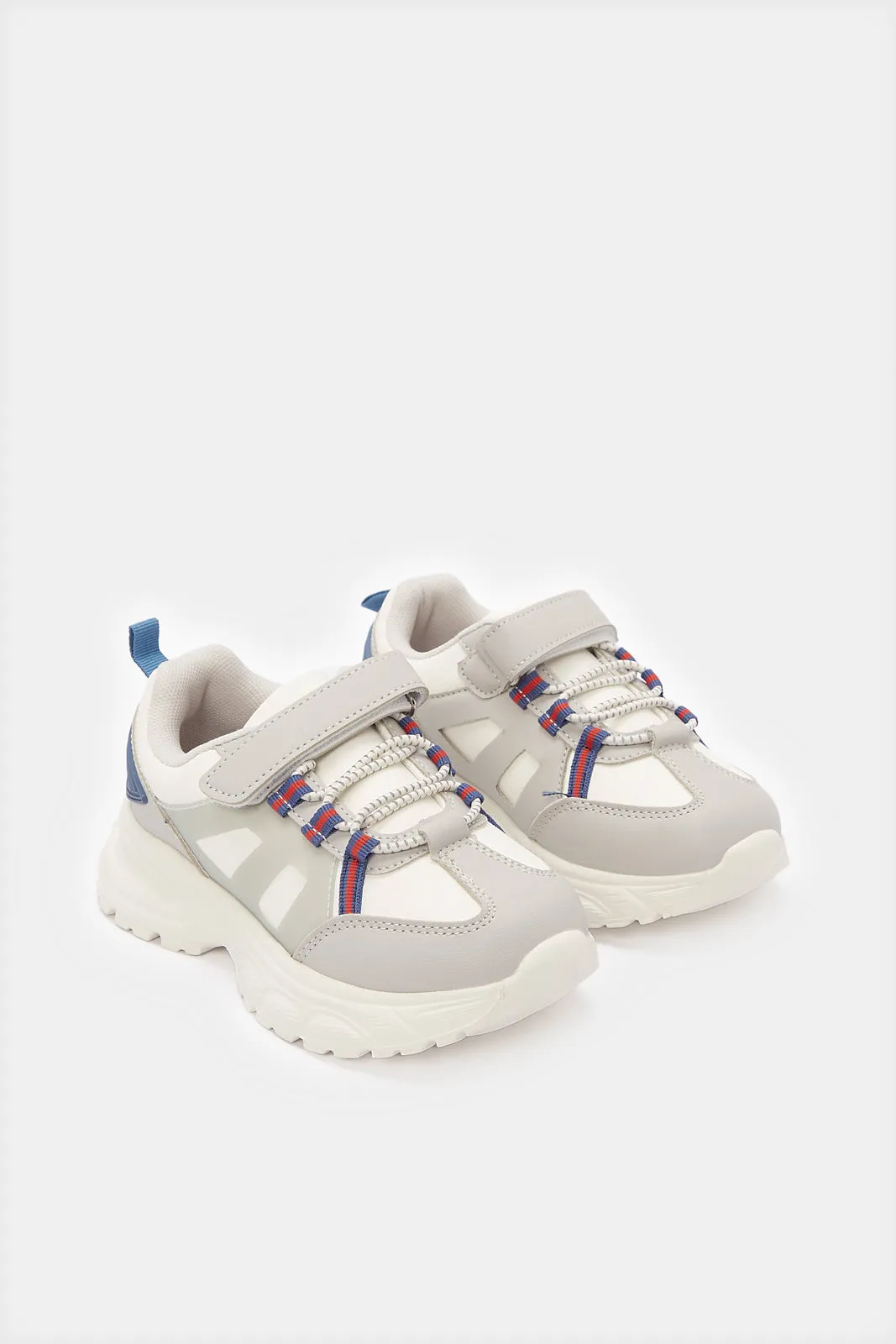 Boys Grey Chunky Sneakers sold by Redtag product image thumbnail 2