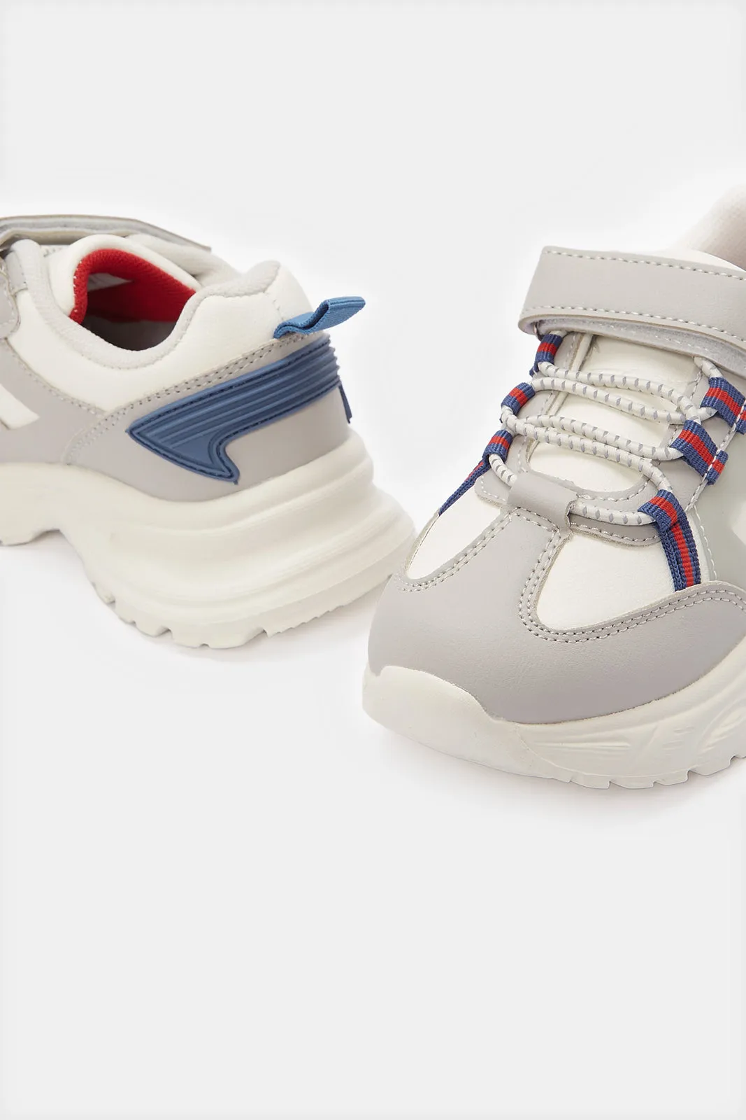 Boys Grey Chunky Sneakers sold by Redtag product image thumbnail 4