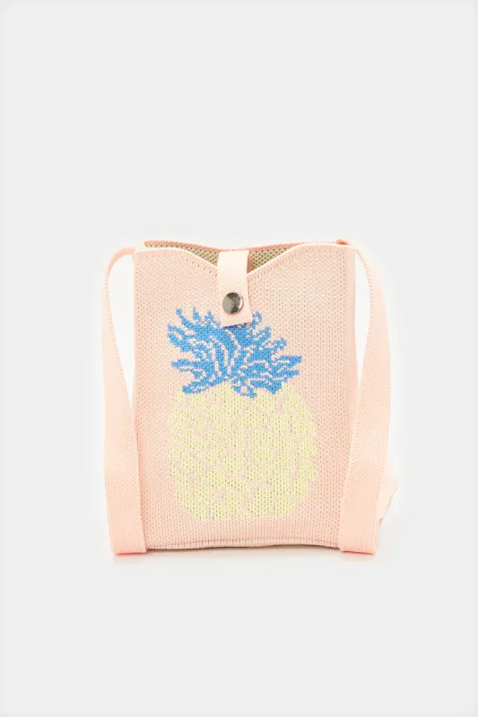 Women Pink Embellished Mobile Wallets sold by Redtag