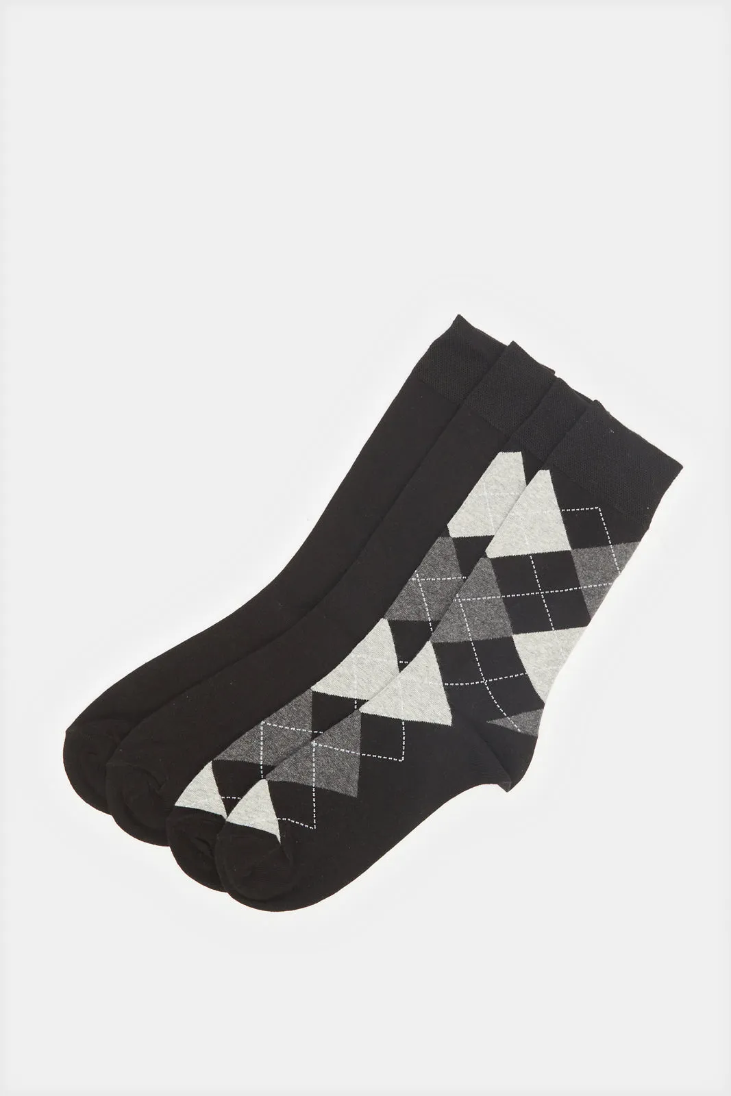 Men Assorted Printed Formal Socks Pack sold by Redtag