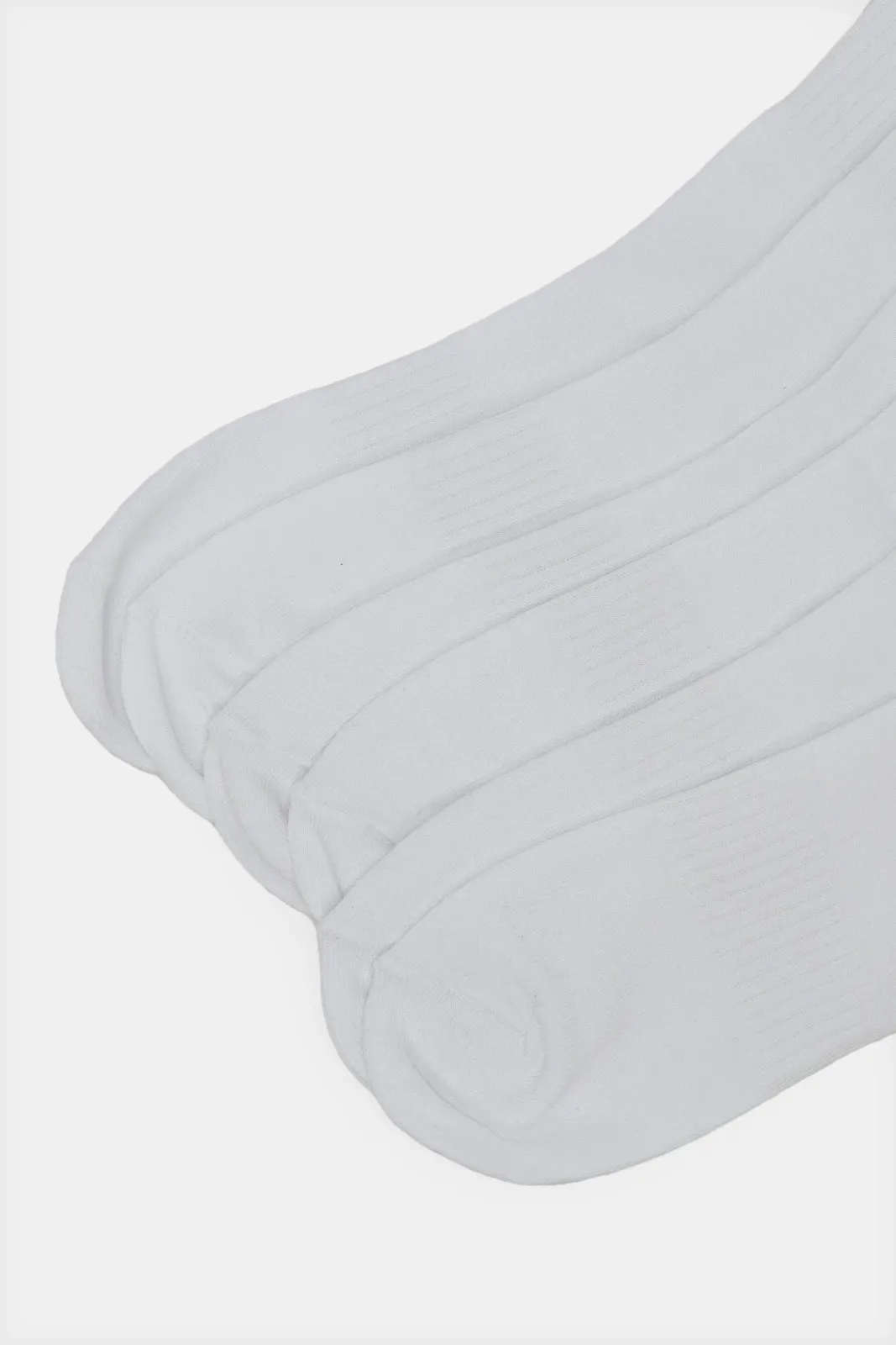 Men White Rib Ankle Socks Pack sold by Redtag product image thumbnail 3