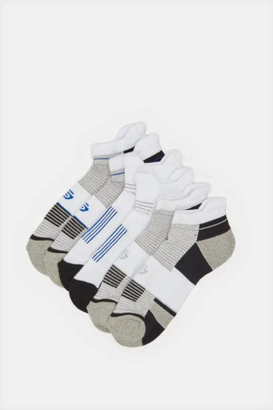 Men Assorted Printed Ankle Socks Pack sold by Redtag