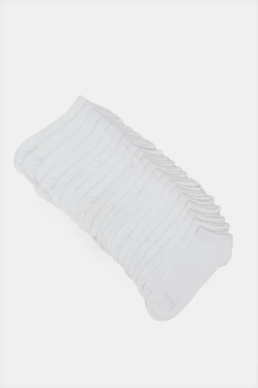 Men White Socks Value Set (Pack Of 10) sold by Redtag