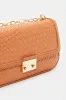 Women Tan Flap Messenger Bag sold by Redtag
