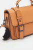 Women Tan Embellished Satchel Bag sold by Redtag