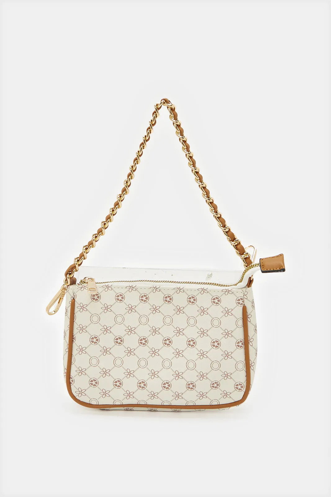 Women Beige Printed Utility Bag sold by Redtag product image thumbnail 5