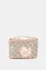 Women Pink And Beige Printed Cosmetic Pouch Set (4 Piece) sold by Redtag