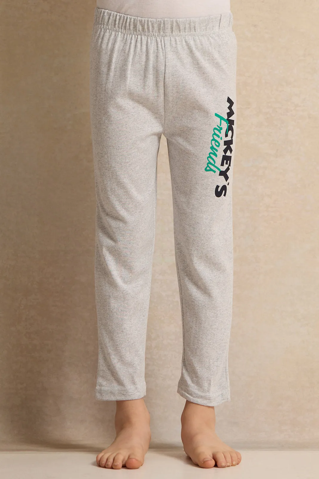 Boys Navy And Grey Mickey Print Pyjama Set (2 Piece) sold by Redtag product image thumbnail 3