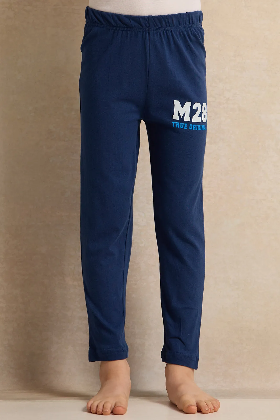 Boys Grey And Navy Mickey Print Pyjama Set (2 Piece) sold by Redtag product image thumbnail 3