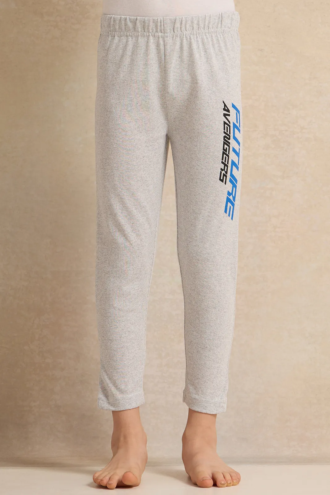 Boys Blue And Grey Avengers Print Pyjama Set (2 Piece) sold by Redtag product image thumbnail 3