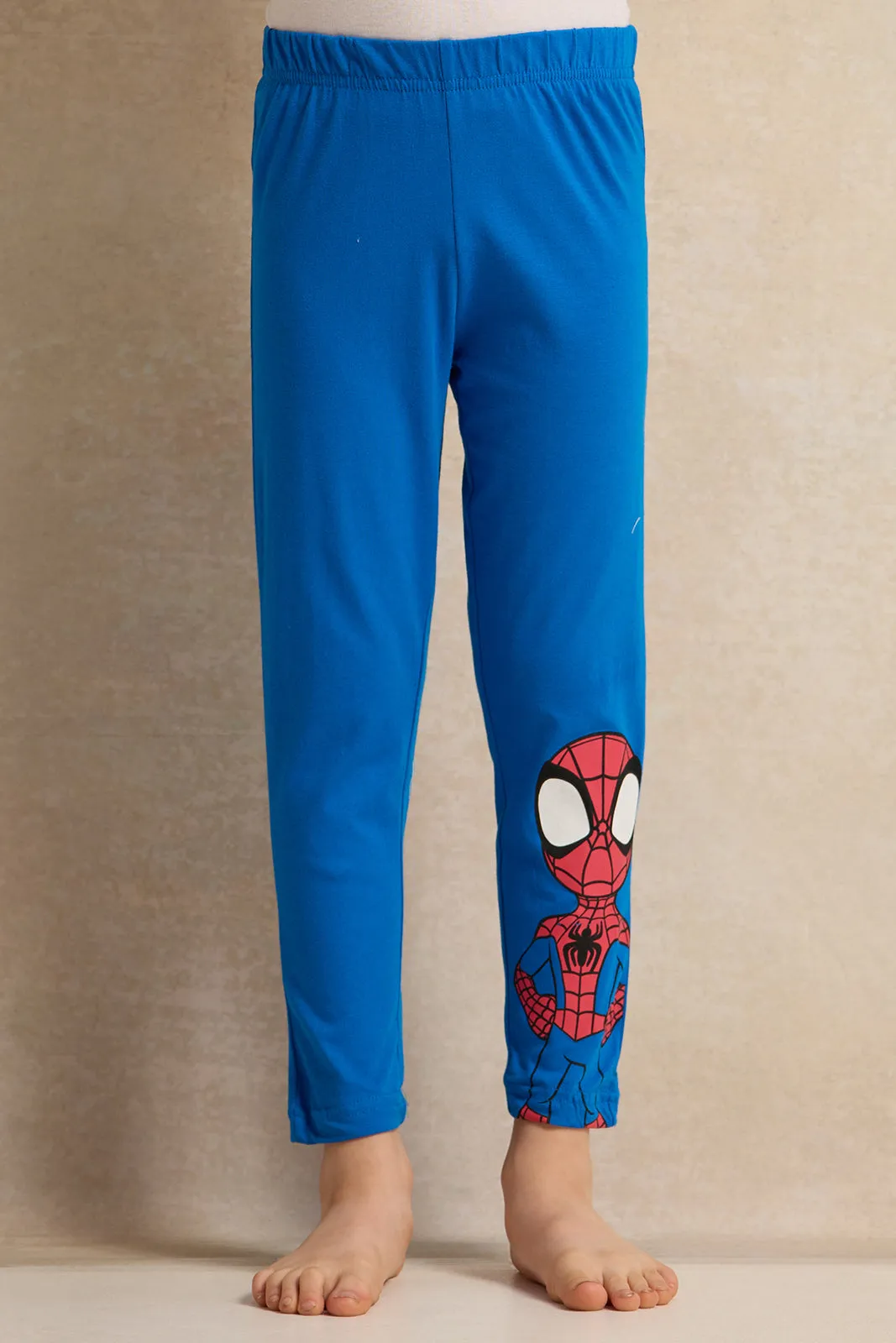 Boys Grey And Blue Spiderman Print Pyjama Set (2 Piece) sold by Redtag product image thumbnail 3