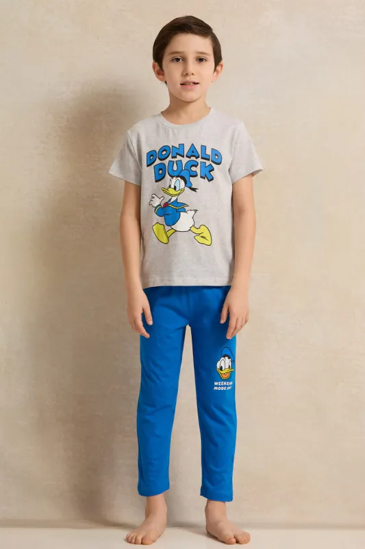 Boys Grey Avenger Print Pyjama Set (2 Piece) sold by Redtag