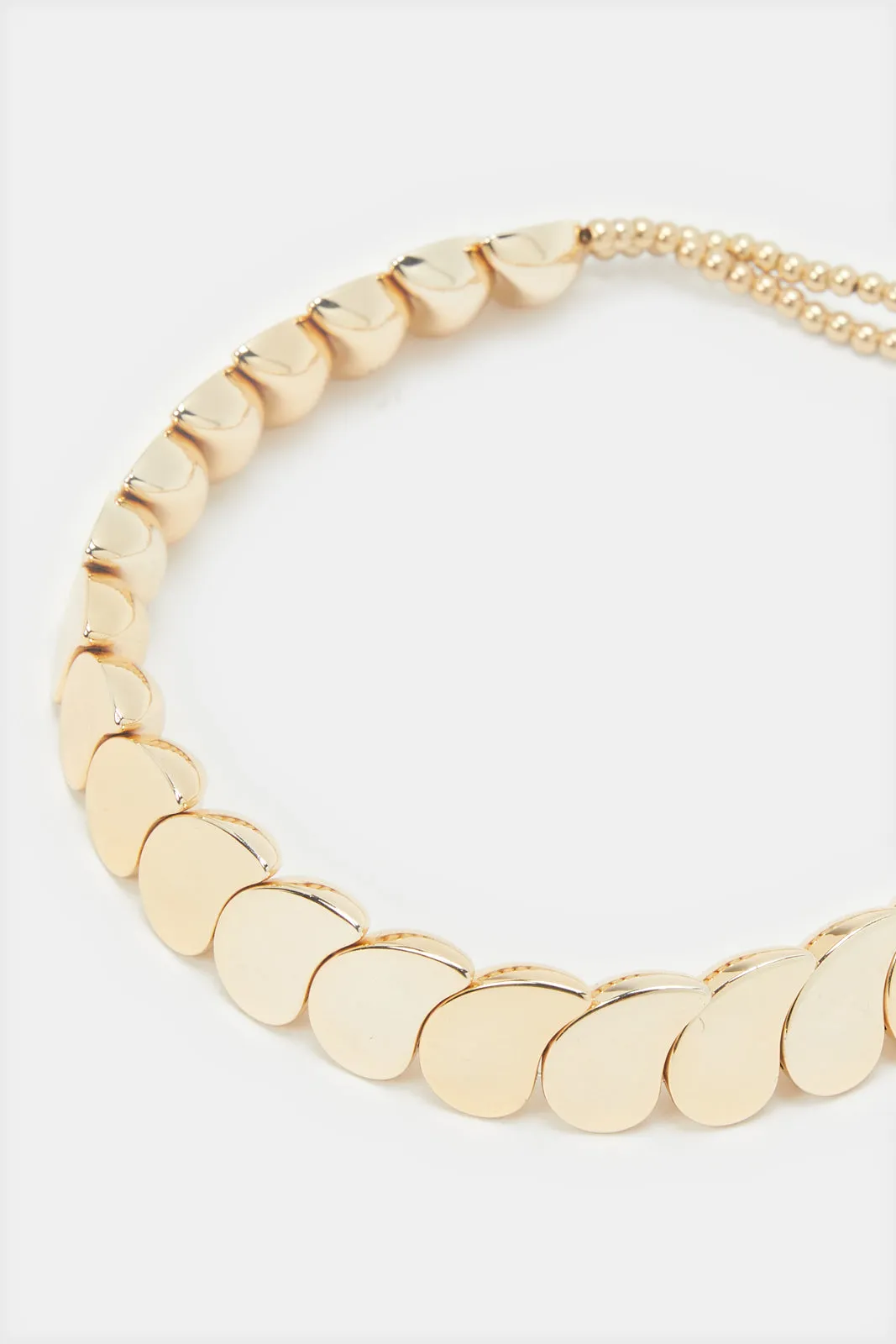 Women Gold Embellished Necklace sold by Redtag product image thumbnail 2