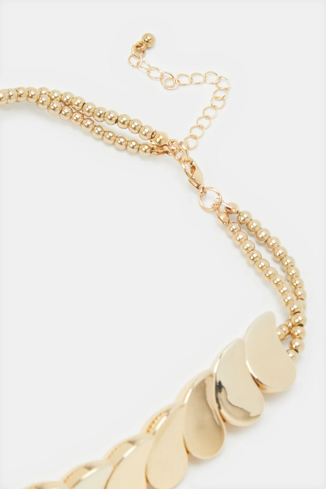 Women Gold Embellished Necklace sold by Redtag product image thumbnail 3