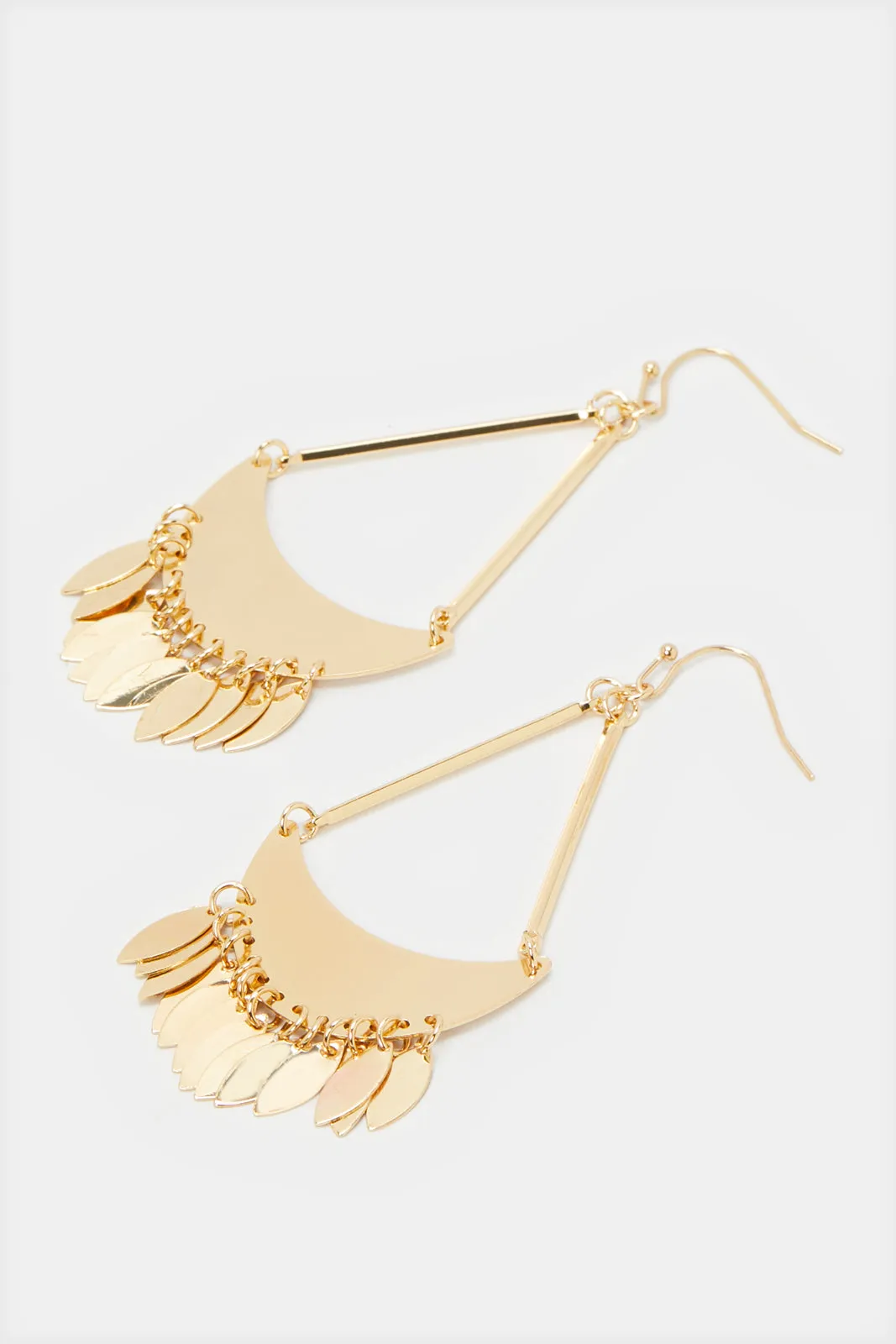 Women Gold Embellished Earring sold by Redtag product image thumbnail 2