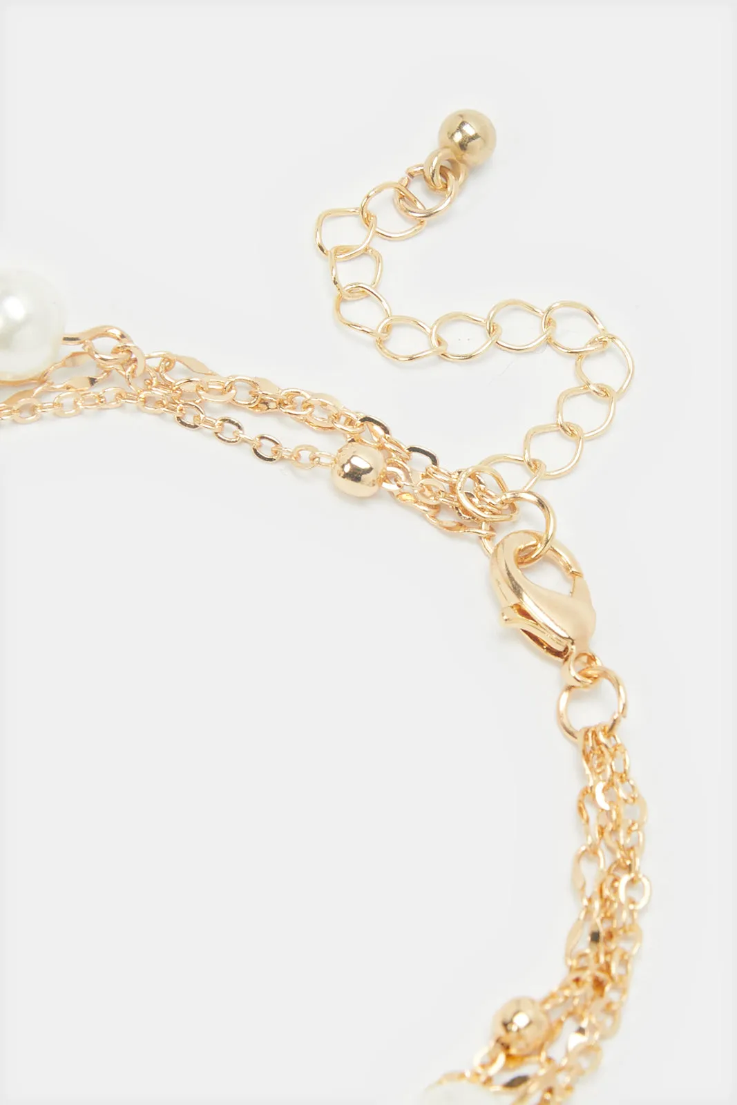 Women Gold Embellished Bracelet sold by Redtag product image thumbnail 3