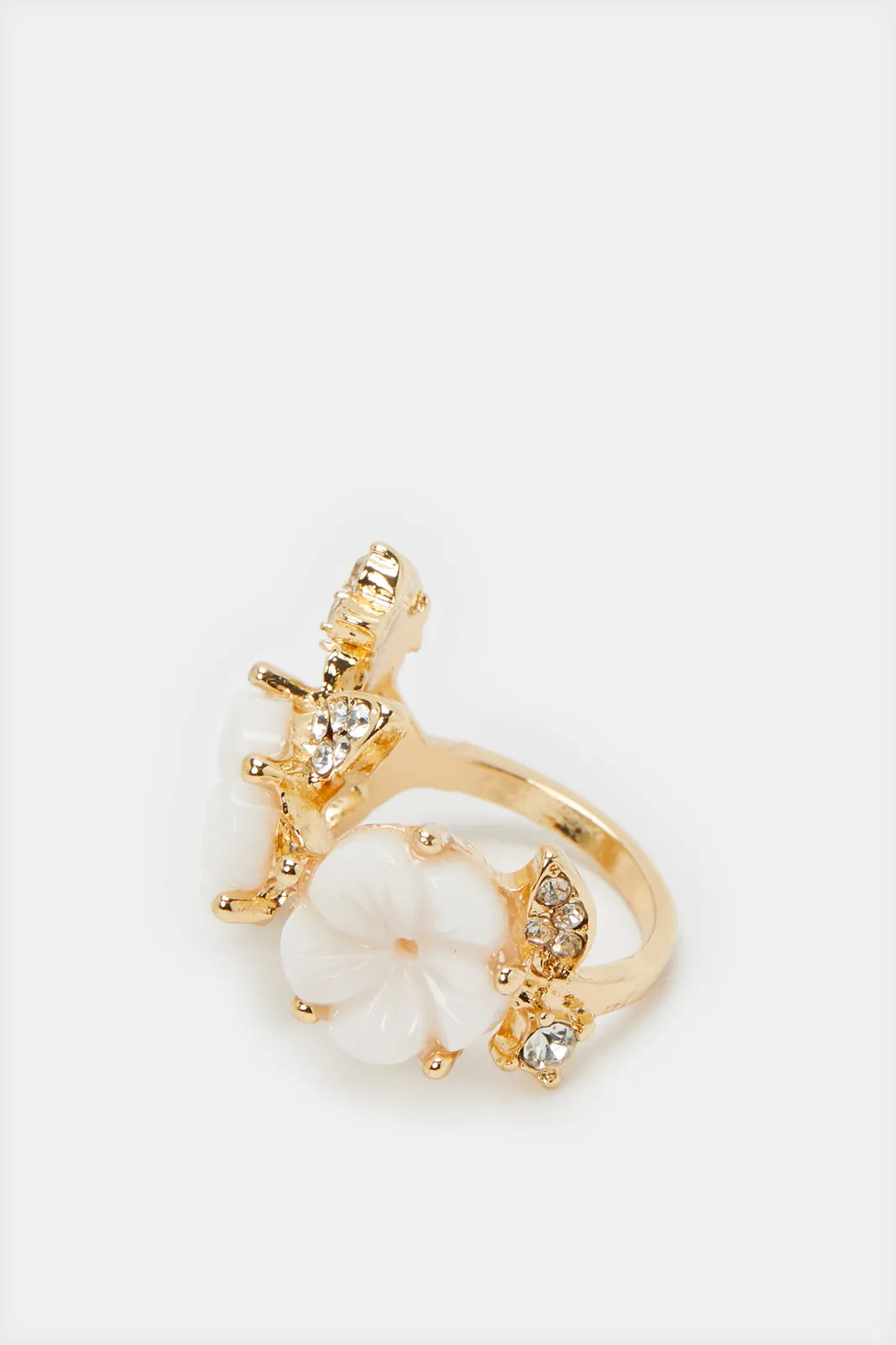 Women Gold Embellished Ring sold by Redtag product image thumbnail 2