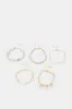 Women Gold Embellished Bracelets Set (5 Piece) sold by Redtag