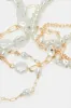 Women Gold Embellished Bracelets Set (5 Piece) sold by Redtag