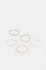 Women Gold Embellished Bracelets Set (5 Piece) sold by Redtag