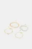 Women Gold Embellished Bracelets Set (4 Piece) sold by Redtag