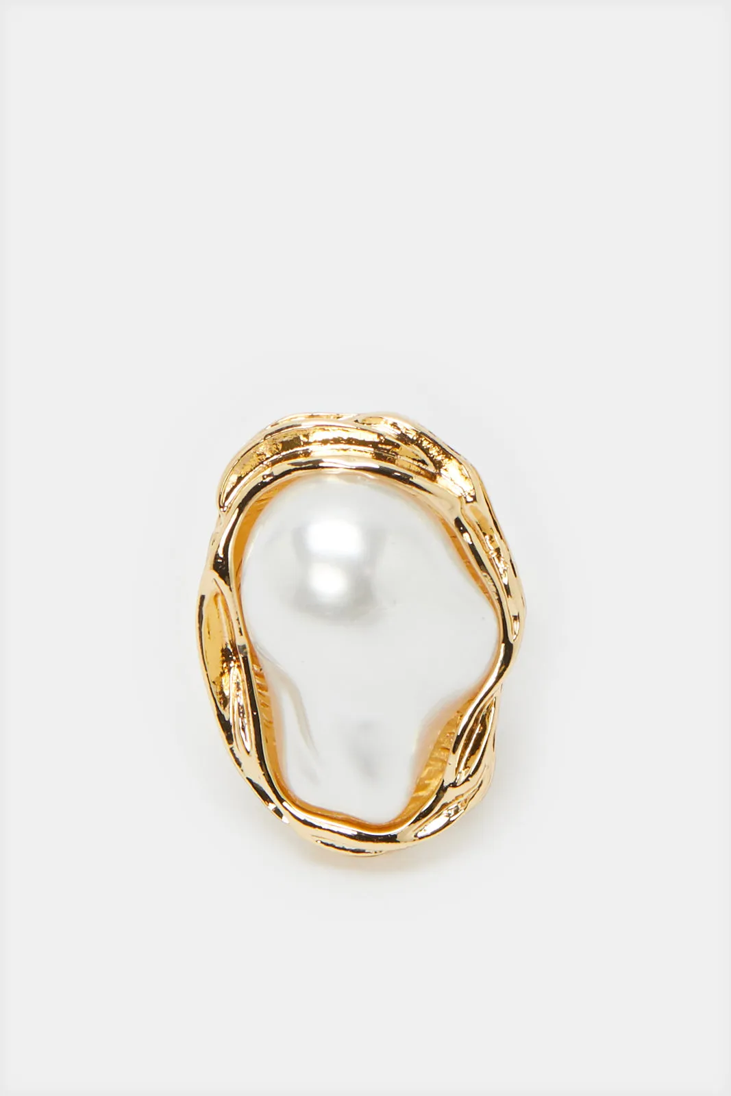 Women Gold Embellished Ring sold by Redtag