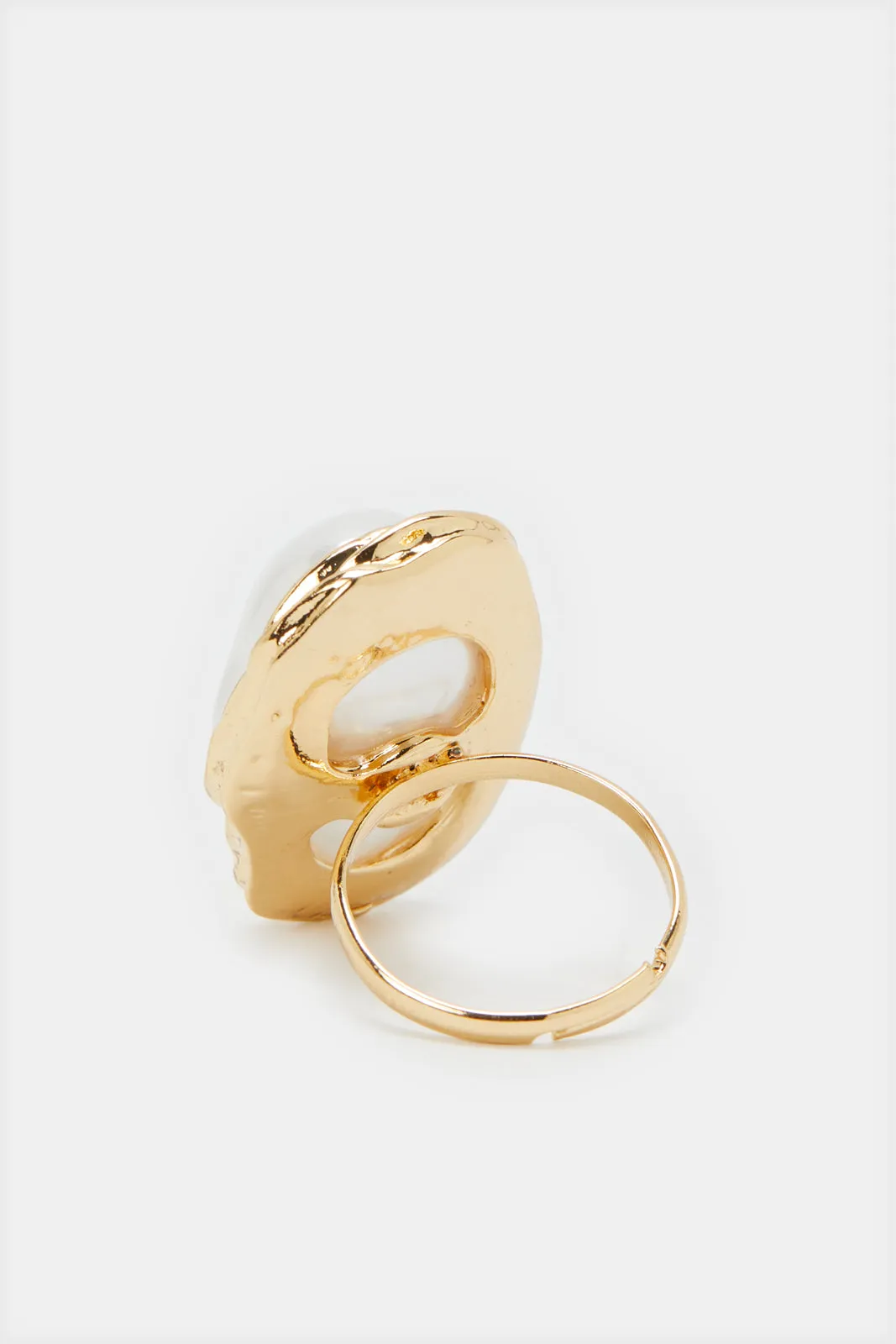 Women Gold Embellished Ring sold by Redtag product image thumbnail 3