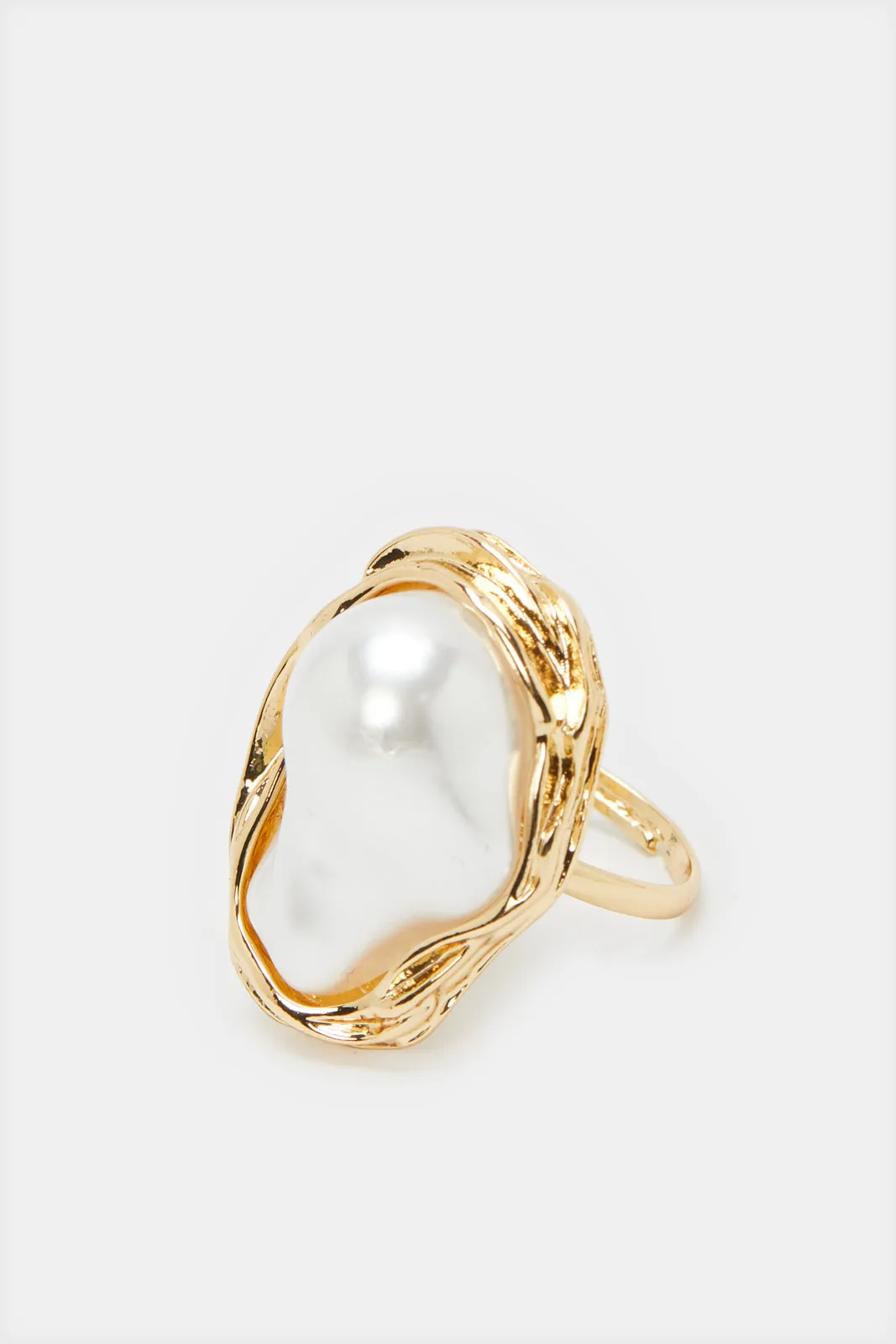 Women Gold Embellished Ring sold by Redtag product image thumbnail 2