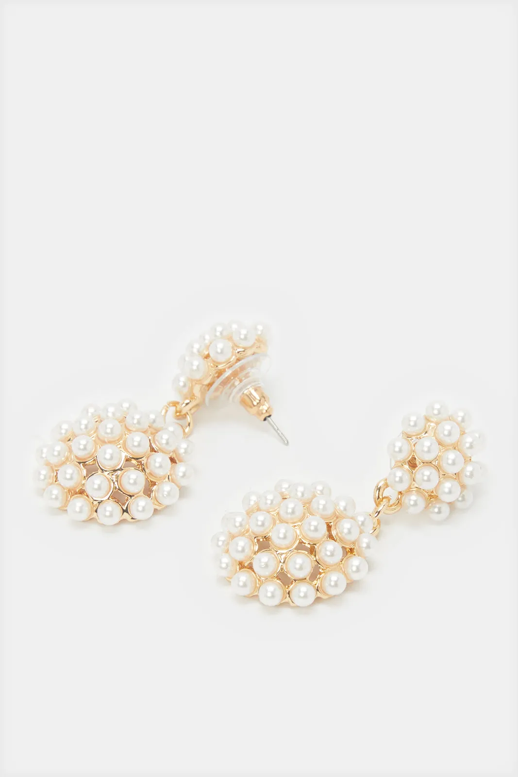 Women Gold Embellished Earrings sold by Redtag product image thumbnail 2