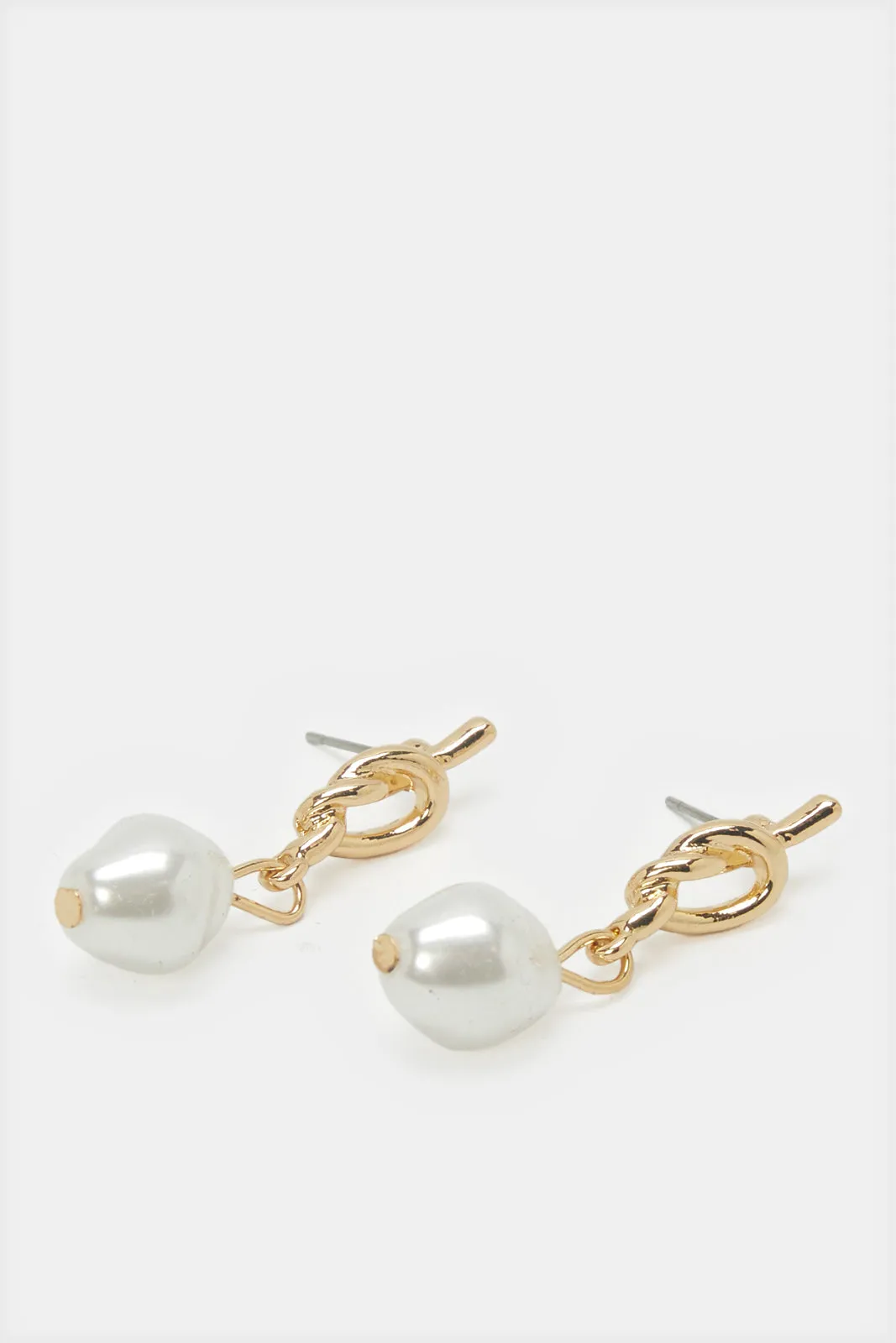 Women Gold Embellished Earrings sold by Redtag product image thumbnail 2