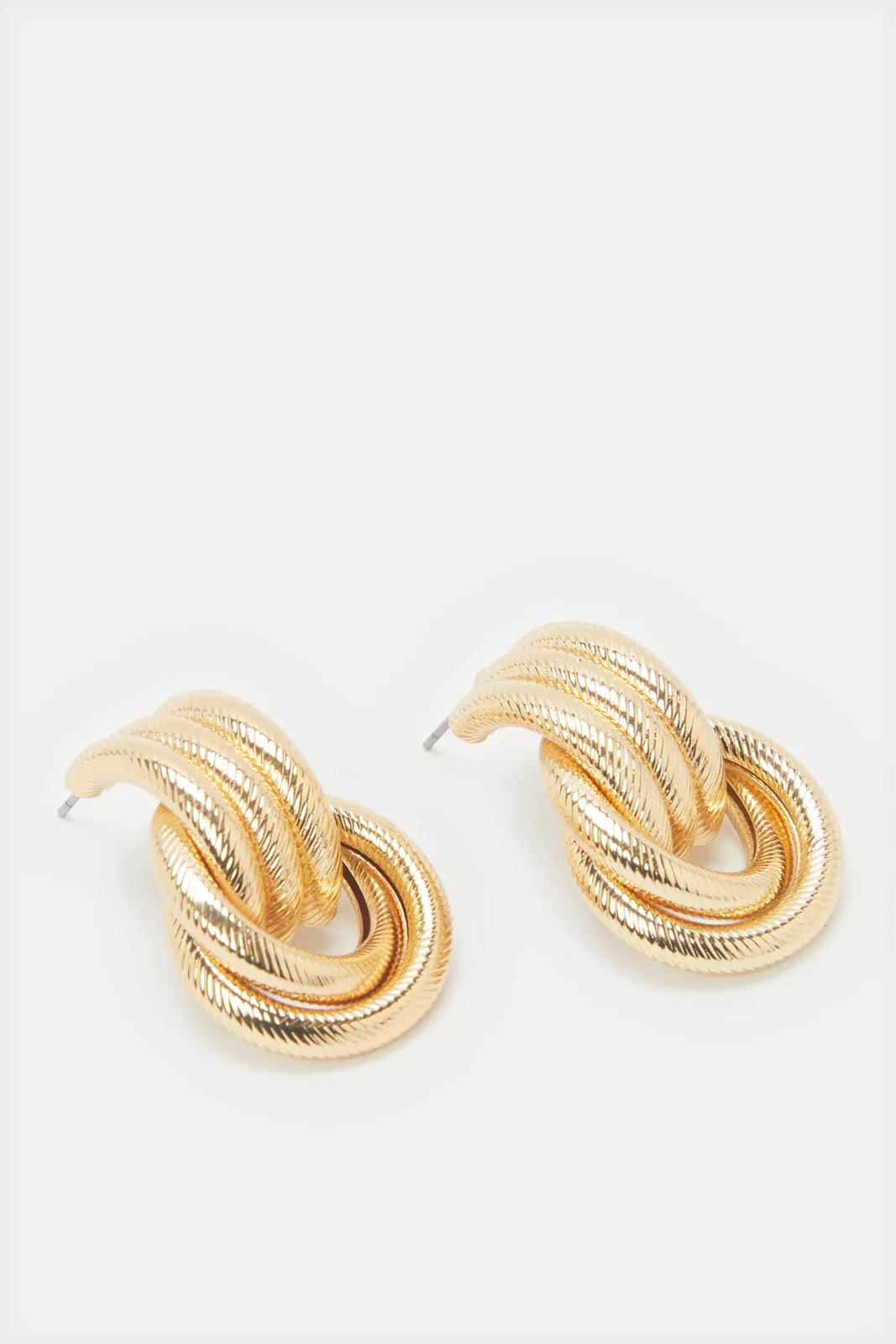 Women Gold Embellished Earrings sold by Redtag product image thumbnail 2
