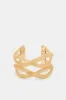 Women Gold Embellished Cuff sold by Redtag