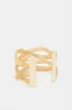 Women Gold Embellished Cuff sold by Redtag