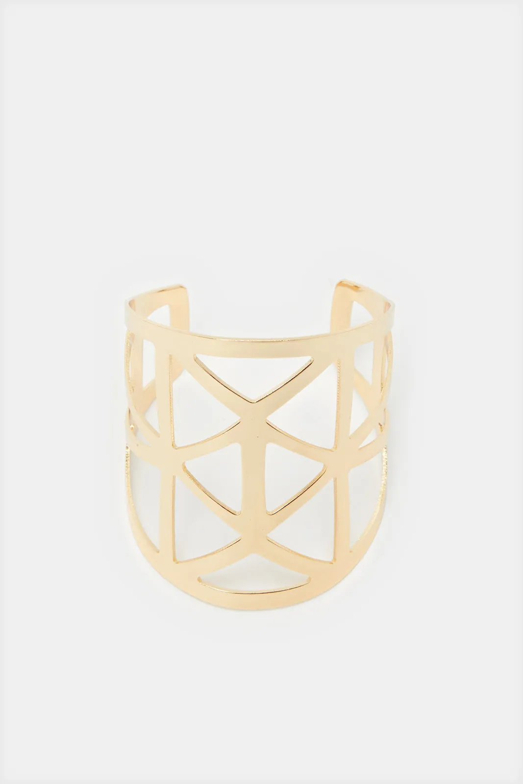 Women Gold Embellished Cuff sold by Redtag